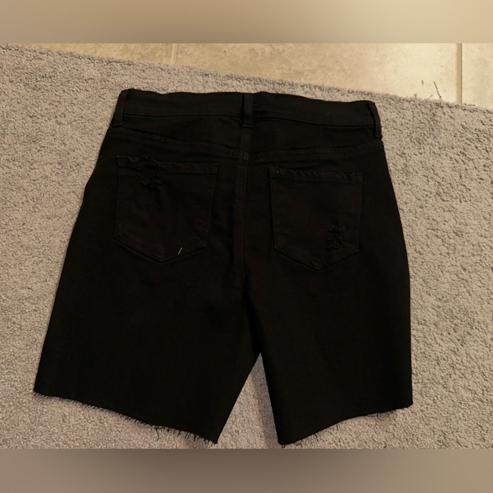 Black comfort stretch better cotton , Bermuda Short shorts size small maternity